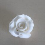 Ruža biela malá 4,5cm - 1ks